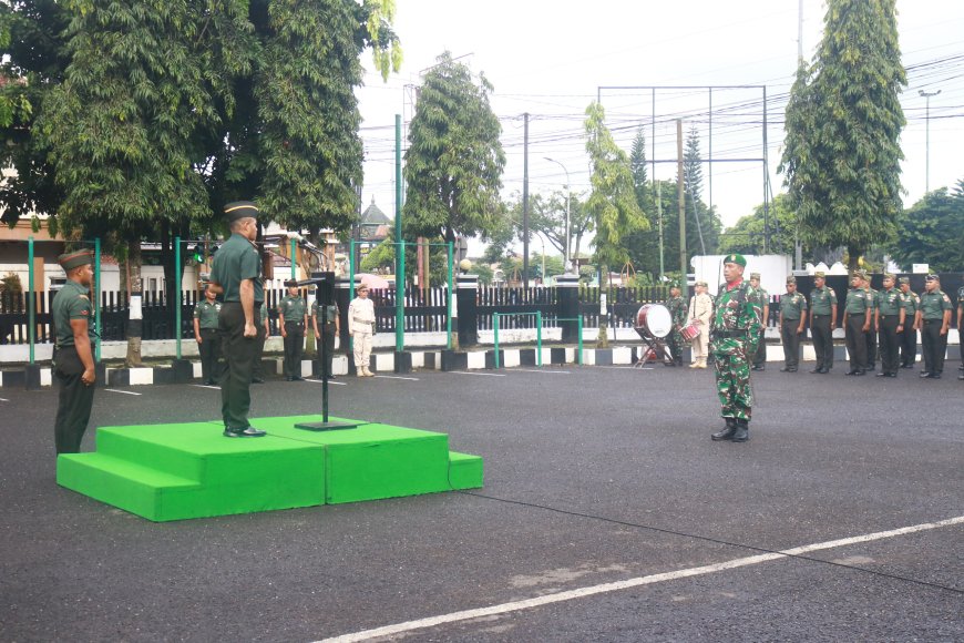 Dandim 0704 Banjarnegara Pimpin Upacara Bendera 17-an