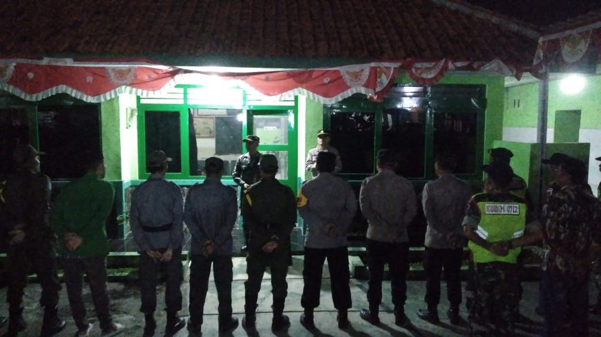 Sinergitas TNI dan Ormas, Kodim 0712 Tegal Amankan Wilayah Tarub Saat Nataru