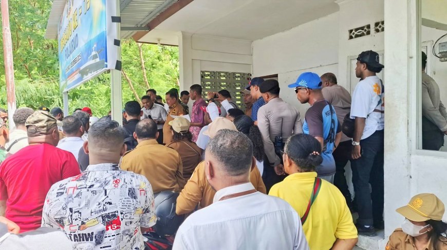 Kasdim 1701/Jayapura Dampingi Wakil Wali Kota Bahas Penyelesaian Lahan Kawasan Youtefa