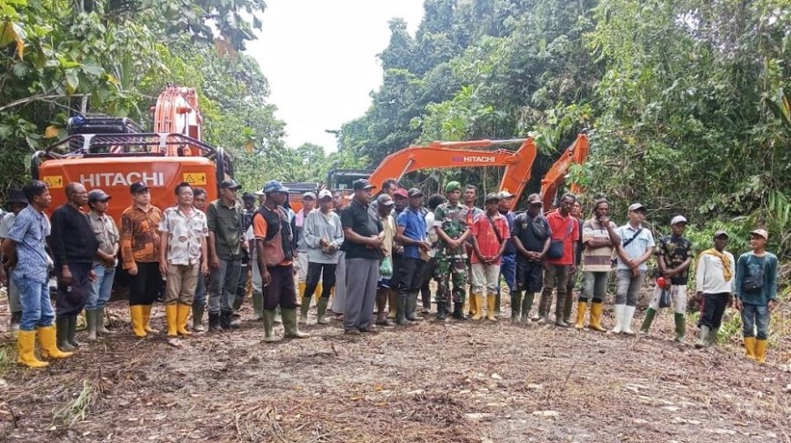 Libatkan Tokoh Adat dalam Pembukaan Lahan HGU, Babinsa Lakukan Pendampingan