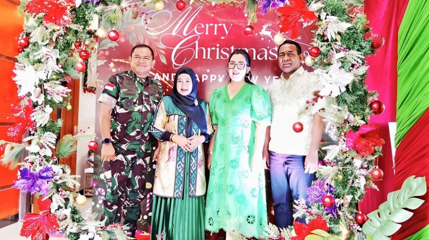 Dandim 1701/Jayapura Safari Natal Kunjungi Kapolresta Jayapura Kota