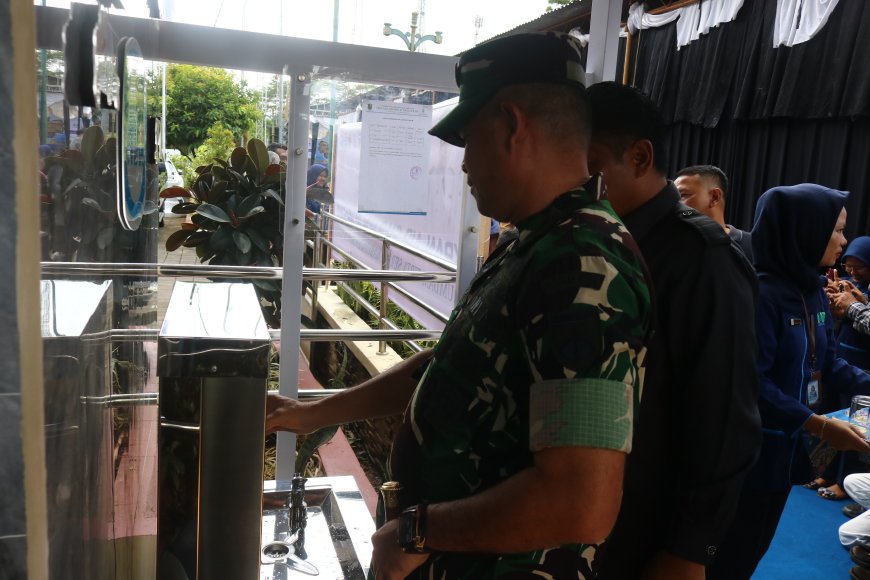 Dandim 0704 Banjarnegara Hadiri Pembukaan Pasar Rakyat 2025