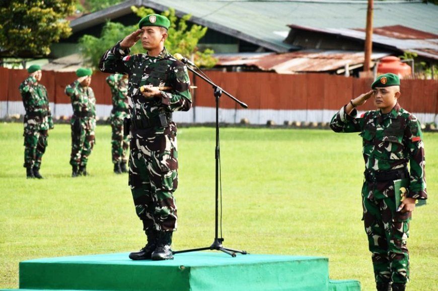 Upacara Bendera Akhir Tahun, Dandim 1707/Merauke Ajak Prajurit Perkuat Kepedulian Dan Empati Sosial