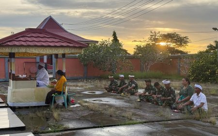 Doa Bersama Sambut Tahun Baru dan Untuk Korban Bencana, Prajurit dan PNS Kodam XXIV/Mandala Trikora Teguhkan Iman dan Harapan Untuk Negeri