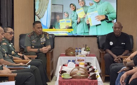 Pangdam XXIV/MT Terima Audiensi Lembaga Adat Malind Anim, Bahas Aspirasi Krusial Pendidikan, Kesehatan, dan Ekonomi