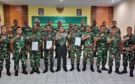 Korps Raport dan Sertijab Danramil, Dandim 1701/Jayapura: Tunjukkan Dedikasi dan Kinerja Baik di Satuan Baru