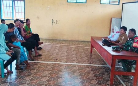 Babinsa Jagebob Hadiri Rapat Kampung Mimi Baru, Perkuat Kesepakatan Perkam Hewan Ternak