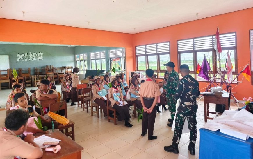Ster Kodam XXIV/Mandala Trikora Dukung Pembinaan Generasi Muda melalui Asistensi Teknis Navigasi Darat