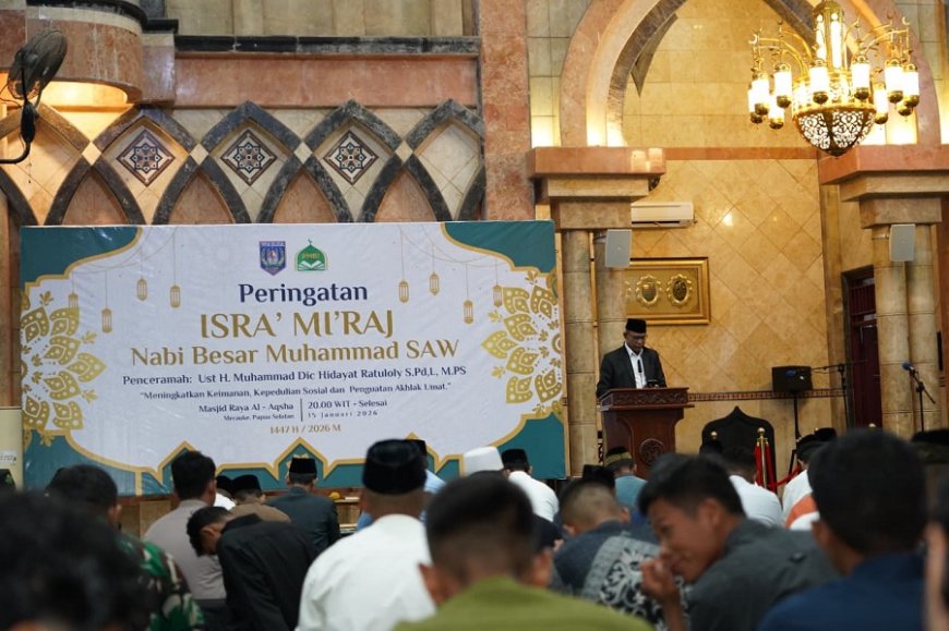 Pangdam XXIV/Mandala Trikora Hadiri Peringatan Isra Mi’raj Nabi Muhammad SAW 1447 H di Papua Selatan