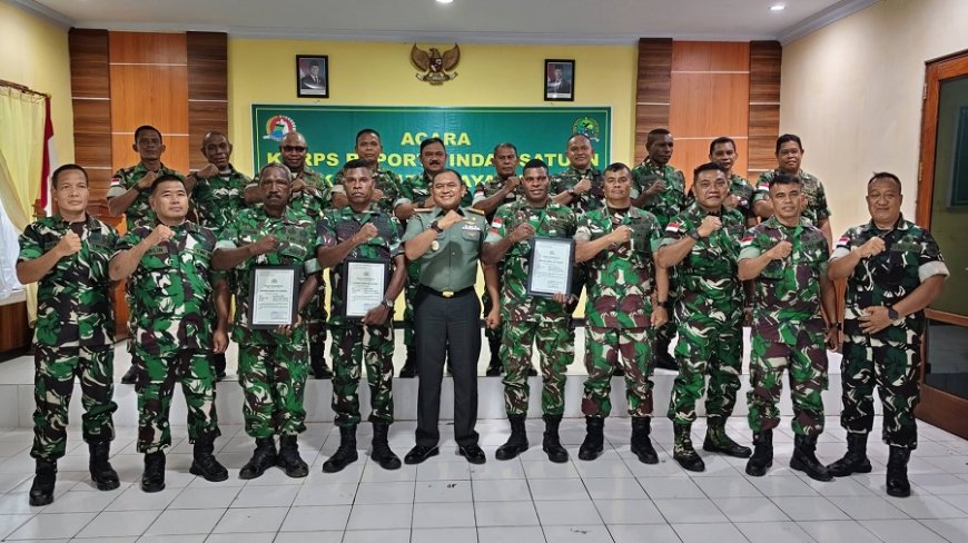 Korps Raport dan Sertijab Danramil, Dandim 1701/Jayapura: Tunjukkan Dedikasi dan Kinerja Baik di Satuan Baru