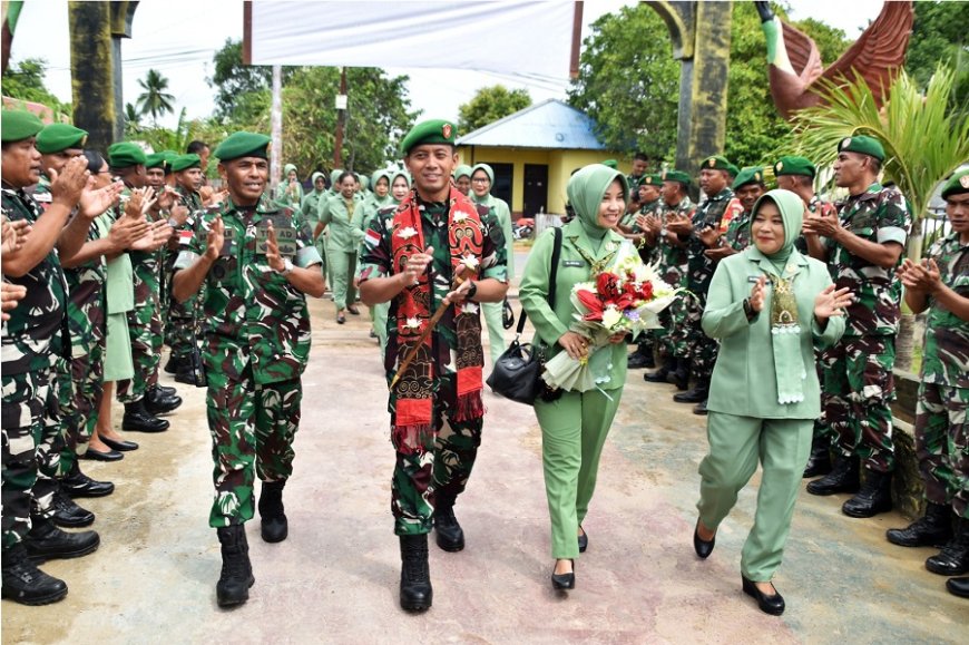 Dandim 1707/Merauke Kunjungi Koramil Kota, Tekankan Soliditas, Profesionalisme dan Ketahanan Keluarga