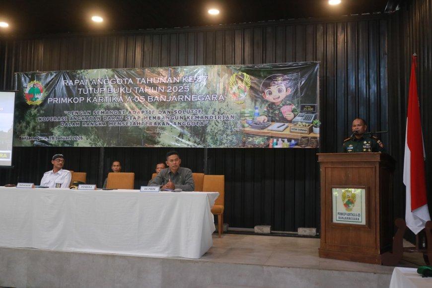 Dandim 0704 Banjarnegara Buka RAT ke-57 Primkop Kartika A-05