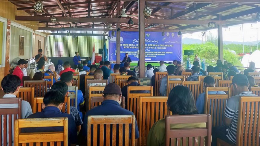 Coffee Morning KNPI Kota Jayapura, Danramil Abepura Dorong Konsolidasi Pemuda dan Penataan Organisasi