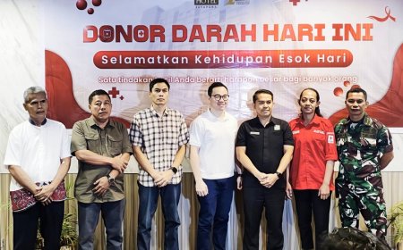 Kodim 1701/Jayapura Dukung Donor Darah HUT ke-12 Grand Abe Hotel Jayapura