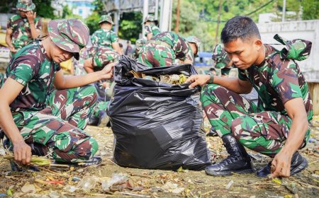 Kodim 1701/Jayapura Turut Sukseskan Karya Bakti Kodam XVII/Cenderawasih