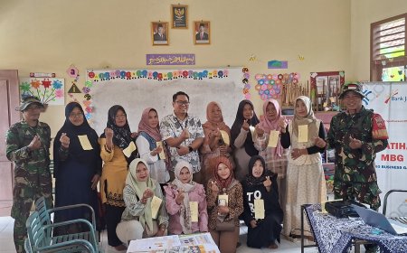 TMMD 127 Brebes: Bangun Jiwa Wirausaha, Satgas dan Bank Jateng Bekali UMKM Manajemen Keuangan Modern