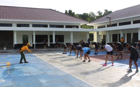 Jaga Kebugaran dan Profesionalisme, Seluruh Perwira Yonif TP 809/NTM Ikuti Pendataan Awal Garjas