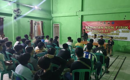 Babinsa Cikuya Beri Semangat “Pemuda Adalah Motor Pembangunan Desa”