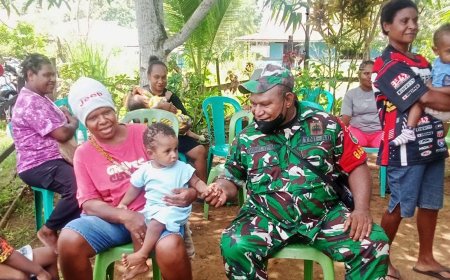 Babinsa Kelapa Lima Dampingi Pelayanan Posyandu, Wujud Kepedulian Nyata Untuk Ibu dan Balita