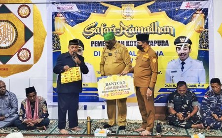 Kompak di Bulan Suci, Wali Kota dan Dandim Jayapura Buka Puasa Bareng Warga Perbatasan