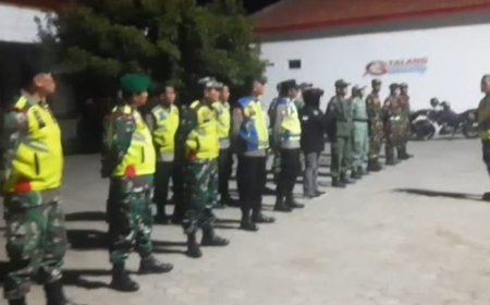 Kodim 0712/Tegal Gelar Patroli Gabungan di Wilayah Talang, Jaga Kondusifitas Ramadhan 1447 H
