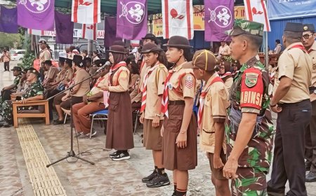 Hari Lahir Baden Powell ke-169, Kodim Jayapura Dorong Penguatan Generasi Muda