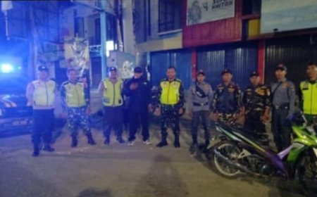 Patroli Gabungan Kodim 0712/Tegal dan Polsek Dukuhturi Jaga Kondusifitas Wilayah di Bulan Ramadhan