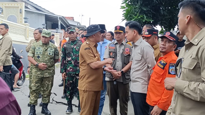 Dandim 0712/Tegal Sambut Kedatangan Wapres RI Gibran Rakabuming Raka di Kabupaten Tegal