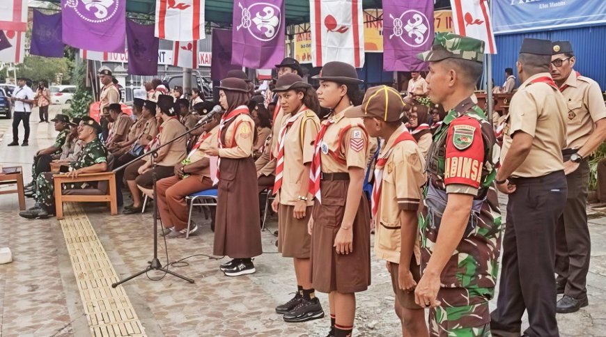 Hari Lahir Baden Powell ke-169, Kodim Jayapura Dorong Penguatan Generasi Muda