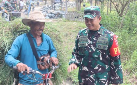 Akses Jalan Baru TMMD 127 Jadi Nafas Ekonomi Warga Cikuya