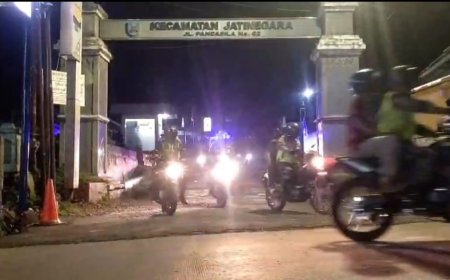 Patroli Gabungan Kodim 0712/Tegal dan Unsur Terkait Jaga Kondusifitas Wilayah Jatinegara di Bulan Ramadhan
