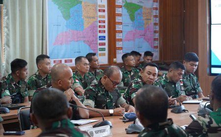 “Kami Butuh Evaluasi Objektif untuk Penyempurnaan Kodam yang Masih Muda” — Pangdam XXIV/Mandala Trikora Buka Taklimat Awal Audit Kinerja Itjenad TA 2026