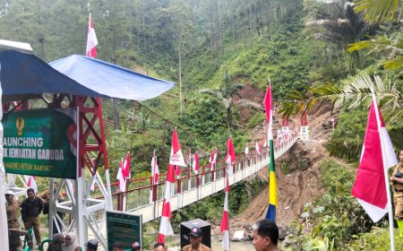 TNI AD Bangun Jembatan Garuda di Banjarnegara Bukti Hadirnya Negara untuk Rakyat