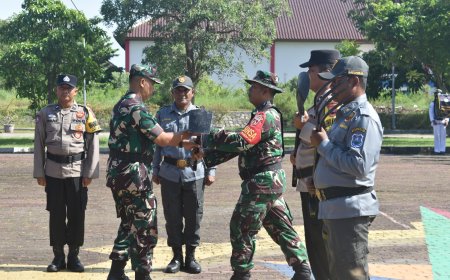Kasdim Pimpin Upacara Penutupan TMMD Sengkuyung Tahap I TA 2026 Kodim 0712/Tegal