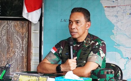 Pangdam XXIV/MT Tinjau Pos Kotis Satgas Pamtas Yonif 123/Rajawali di Mappi, Tegaskan Menjaga Profesionalisme dan Kedisiplinan
