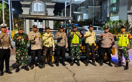 Kodim 0712/Tegal Gelar Patroli Gabungan Jaga Kondusifitas Ramadhan di Tegal Barat