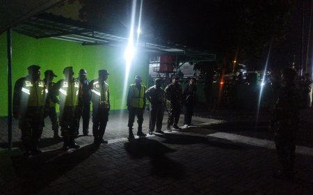 Patroli Gabungan Jaga Kondusivitas Wilayah di Bulan Ramadhan