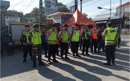 Koramil 15/Lebaksiu Laksanakan Pengamanan Pos Pam Lebaran 1447 H di Yomani