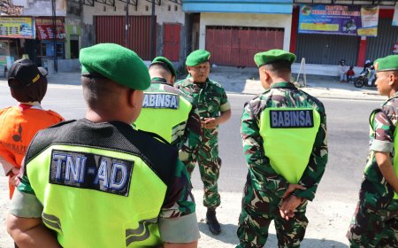 Sinergi TNI dan Pramuka di Apel Pos PAM Lebaran Terminal Bawang