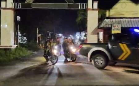 Patroli Gabungan Jaga Kondusivitas Wilayah Tarub Saat Perayaan Hari Raya Idul Fitri