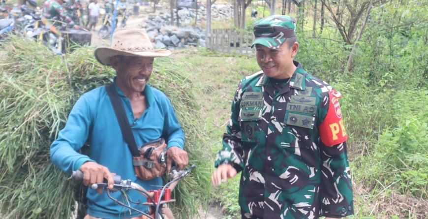 Akses Jalan Baru TMMD 127 Jadi Nafas Ekonomi Warga Cikuya