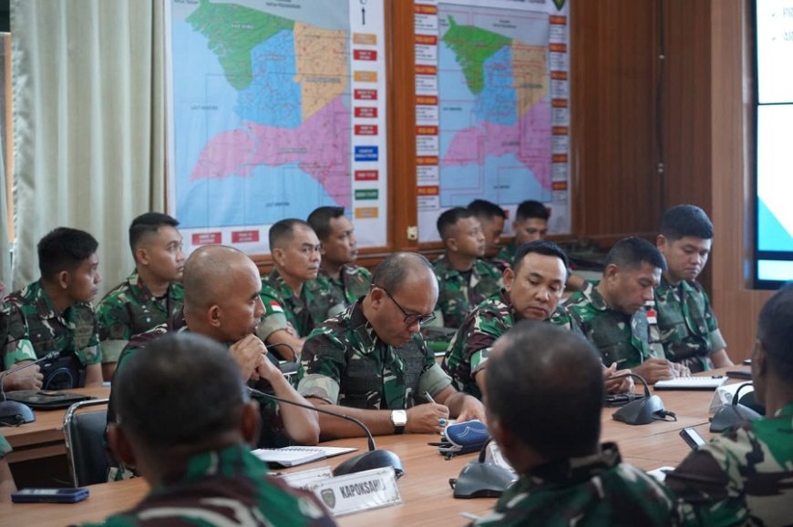 “Kami Butuh Evaluasi Objektif untuk Penyempurnaan Kodam yang Masih Muda” — Pangdam XXIV/Mandala Trikora Buka Taklimat Awal Audit Kinerja Itjenad TA 2026