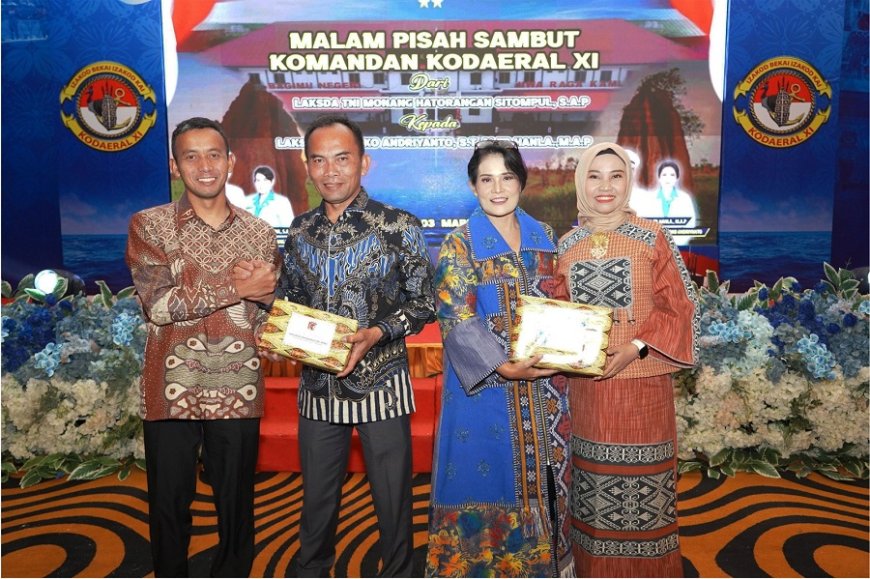 Dandim 1707/Merauke Hadiri Acara Pisah Sambut Dankodaeral XI