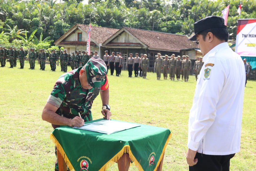 TMMD Sengkuyung Tahap I 2026 Ditutup Warga Pegentan Kini Nikmati Akses Jalan Lebih Baik