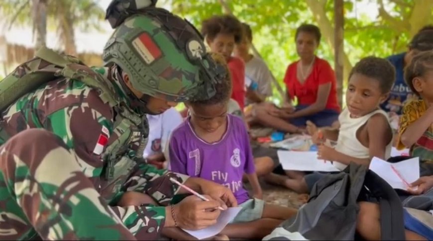 Seragam Baru, Semangat Baru: TNI Dukung Pendidikan Anak Papua