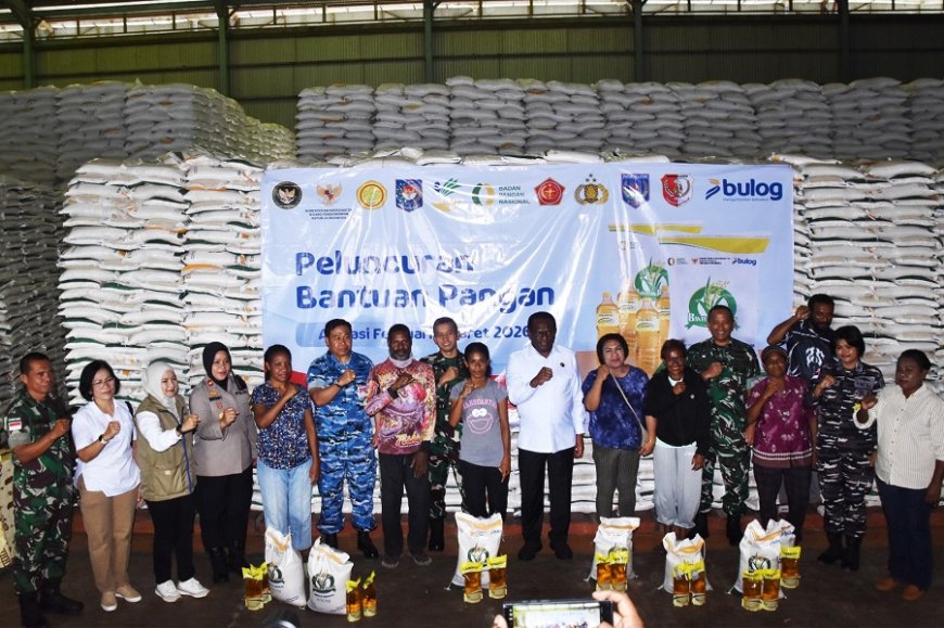 Peluncuran Bantuan Pangan di Merauke, Perkuat Ketahanan Pangan dan Ringankan Beban Masyarakat