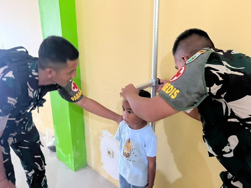 Seminar dan Pemeriksaan Kesehatan Gratis untuk Masyarakat oleh Yonif TP 810 BEM Bersama PMI dan Puskesmas Waibu