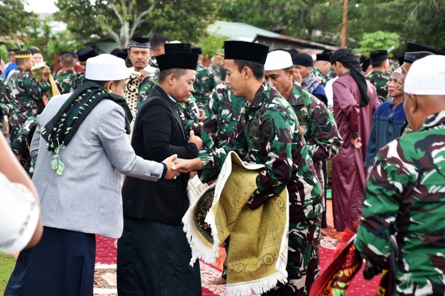 Shalat Idul Fitri Kodim 1707/Merauke Berlangsung Khidmat, Pererat Kebersamaan dan Rasa Syukur