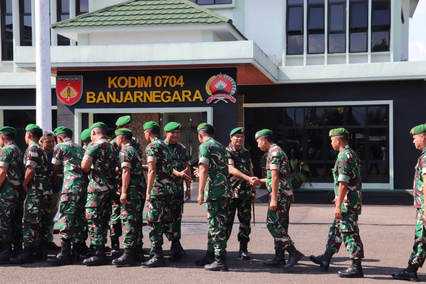 Apel Kembali Cuti Lebaran Dandim Banjarnegara Tekankan Disiplin dan Tanggung Jawab