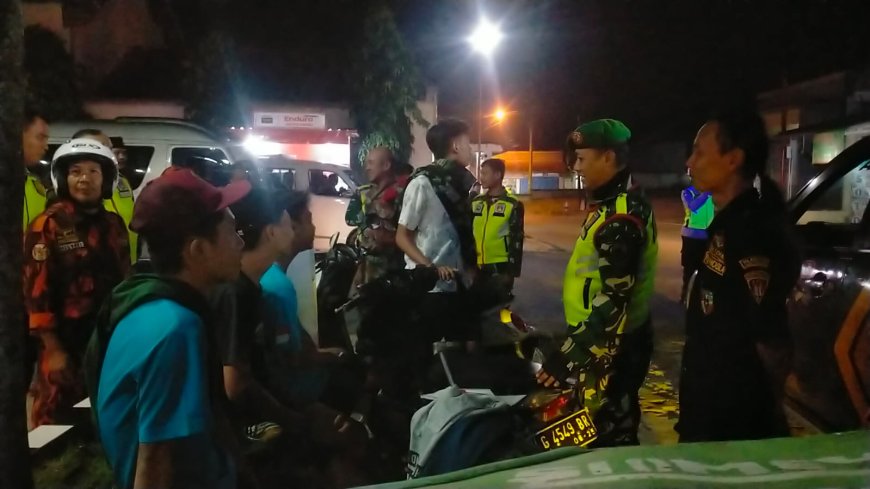 Patroli Gabungan Kodim 0712/Tegal Jaga Kondusifitas Perayaan Idul Fitri di Kecamatan Jatinegara